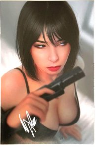 JENNIFER BLOOD #5 WARREN LOUW VIRGIN VARIANT SIGNED SET W/COA NM.