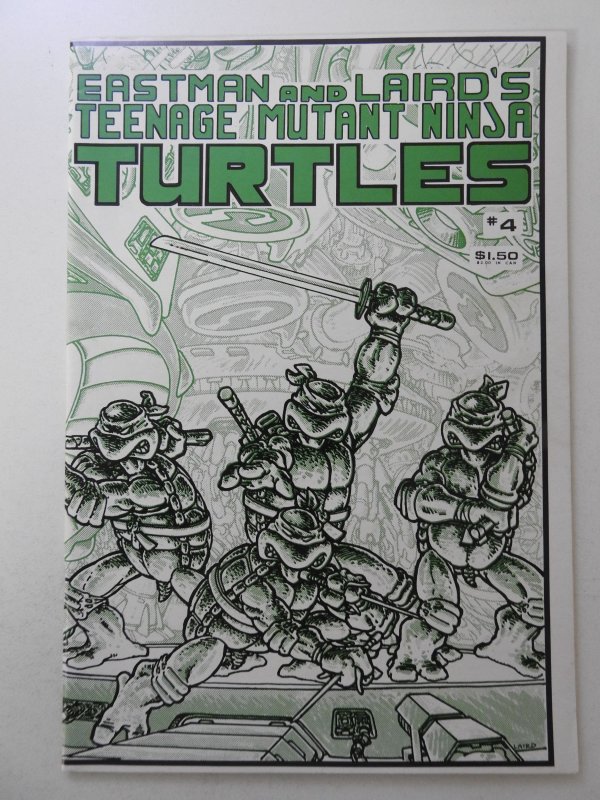 Teenage Mutant Ninja Turtles #4 (1985) 1st Print Signed Eastman and Laird NM-!!