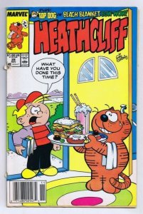 Heathcliff #28 ORIGINAL Vintage 1988 Marvel Comics