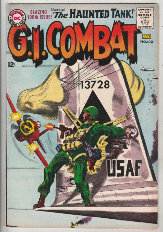 G.I. Combat #100 (Jul-63) VF+ Mid-High-Grade The Haunted Tank