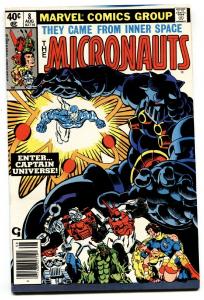 MICRONAUTS #8 comic book 1st  captain universe  MARVEL - gotg