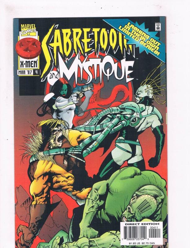 Sabretooth & Mystique #4 VF/NM 1st Print Marvel Comic Book X-Men DE3