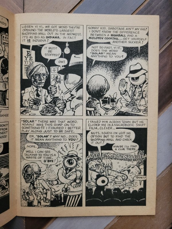 COVER-UP LOWDOWN #1 (Rip Off Press 1977) First Print Underground Comics, FN 6.0