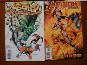 5 Near-Mint DC Comic: LEGION OF SUPER-HEROES #6 7 9 10 11 (2010) Timber Wolf Sun