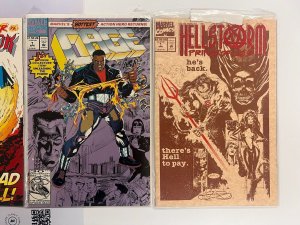 4 Marvel Comics Hellstorm # 1 + Cage # 1 + District X # 2 + Deathlok # 9 79 JS30