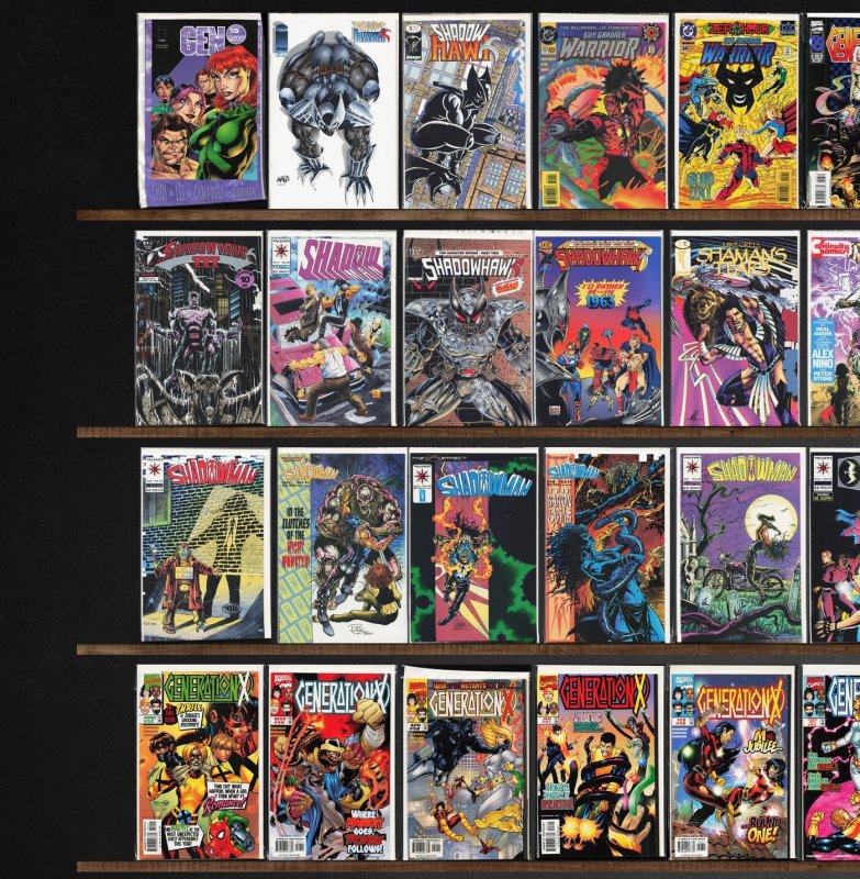 Huge Lot 140+ Comics with Shadowman, Generation X, Showcase '95 & More!