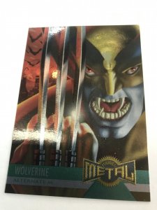 VAMPIRE WOLVERINE #137 card: Marvel Metal 1995 Fleer Chromium; NM/M, X-Men, base