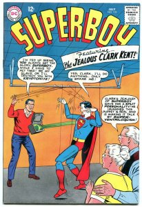 SUPERBOY #122 1965-DC COMICS---BIZARRE PUPPET COVER VG+