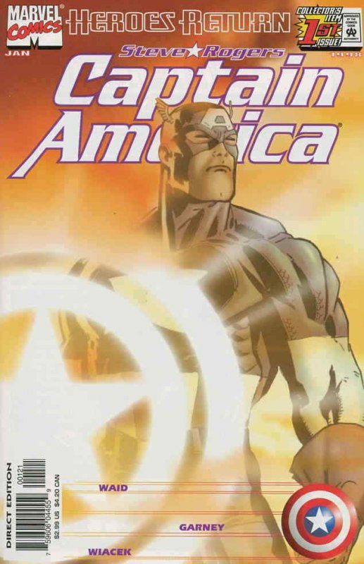 Captain America (3rd Series) #1A VF/NM; Marvel | save on shipping - details insi