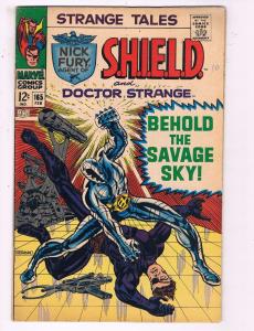 Strange Tales # 165 VG Marvel Comic Book Dr. Strange Nick Fury SHIELD BN4