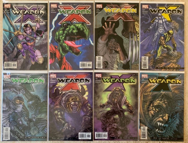 WEAPON X 1-20, 22-28 + WEAPON X 1-4 (1995) + 5 DRAFT ONE-SHOTS | 35 TOTAL