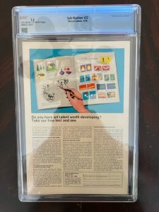 Sub-Mariner #23 (1970) - CGC 7.5 - 1st Orka !!