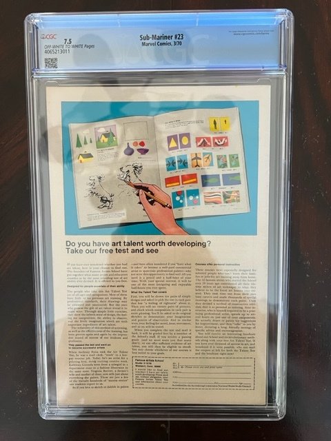 Sub-Mariner #23 (1970) - CGC 7.5 - 1st Orka !!