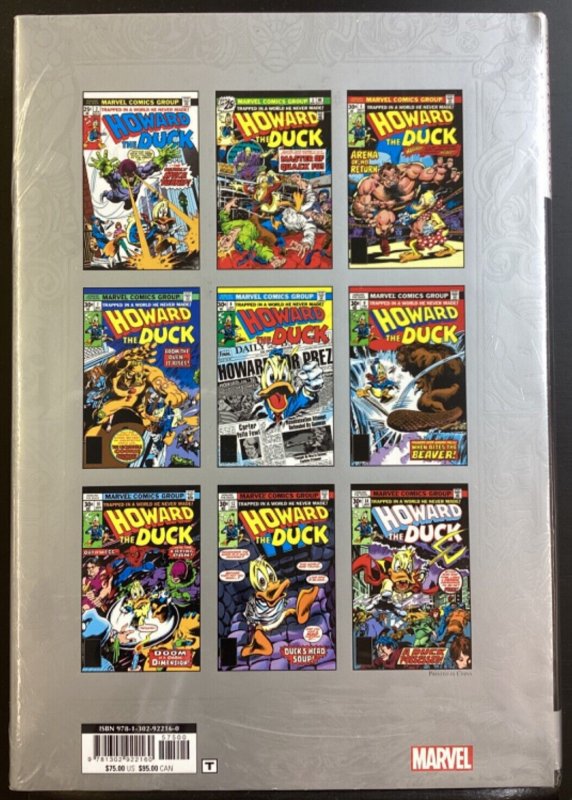 Marvel Masterworks Howard the Duck Vol. 1 Nos. 1-14 Treasury Edition 12 HC 2020