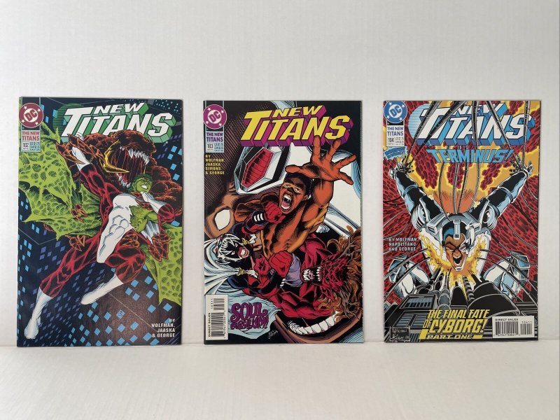 New Titans #102 103 & 104 Lot Of 3