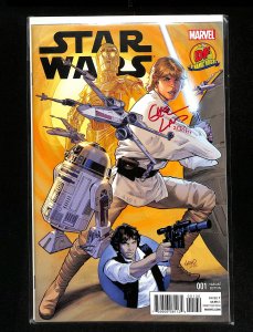 Star Wars (2015) #1 Signed by Greg Land w/ COA Dynamic Forces 1997 Greg Land