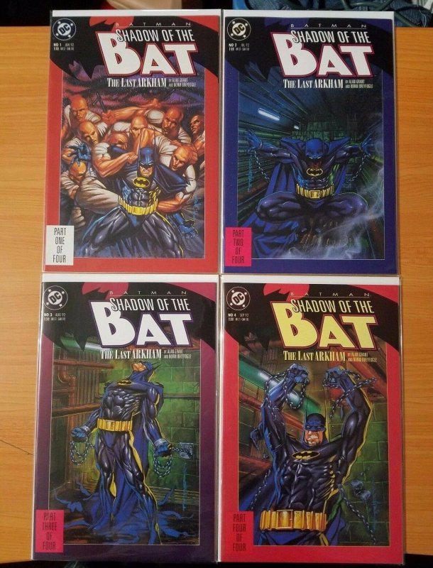 Batman Shadow of the Bat: The Last Arkham 1-4 Complete Set Run! ~ NEAR MINT NM ~