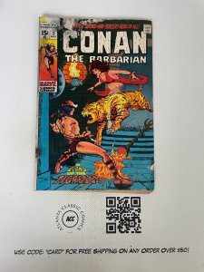 Conan The Barbarian # 5 VG- Marvel Comic Book Barry Smith Red Sonja Kull 13 J224