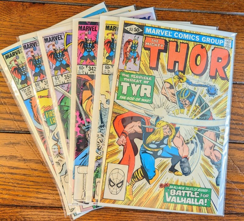 Thorfan Collection: Thor 312, 341, 342, 358, 362, 379 Tyr, Heimdall, And More!