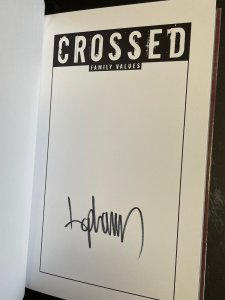 CROSSED HARDCOVER VOL 02 FAMILY VALUES  AVATAR PRESS - SIGNED BY  David Lapham