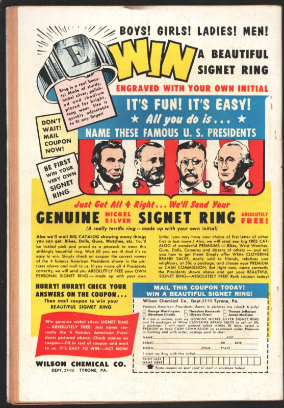 UNKNOWN WORLDS #4 1960-ACG-Sci-fi stories-Ogden Whitney-small drawing of each...