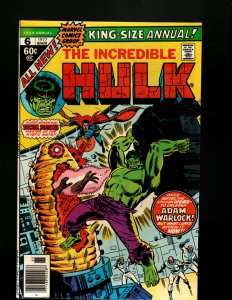INCREDIBLE HULK #6 - NEWSSTAND - DR. STRANGE (8.5) 1977