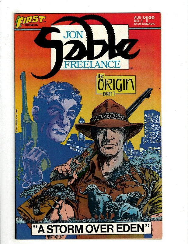 12 Jon Sable Freelance First Comics # 1 2 3 4 5 6 7 8 9 10 11 12 Spy Thrill HG4