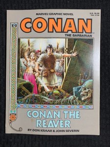 1987 CONAN THE REAVER by John Severin SC FVF 7.0 1st Printing