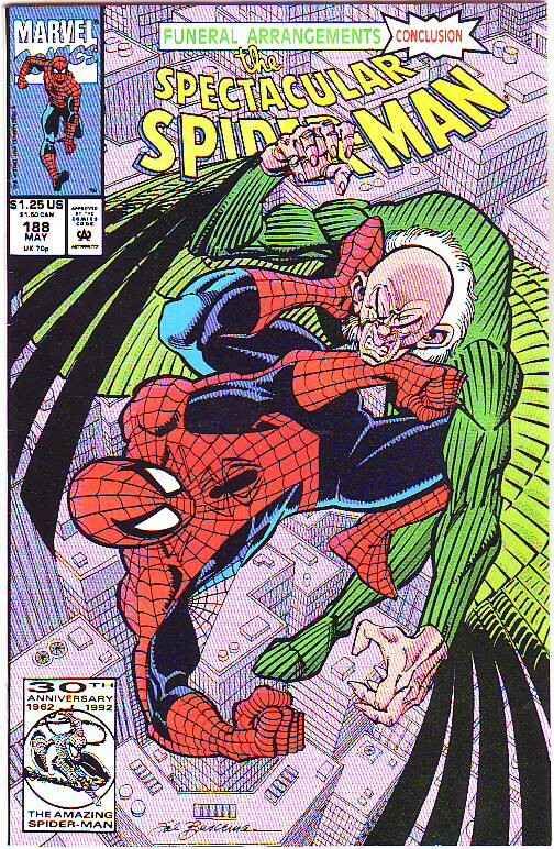 Spider-Man, Peter Parker Spectacular #188 (Aug-92) NM/NM- High-Grade Spider-Man