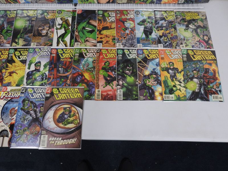 Huge Lot 150+ Comics W/ Flash and Green Lantern! Avg VF Condition!