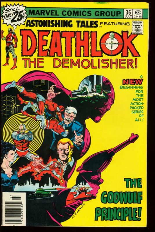 ASTONISHING TALES #36-DEATHLOK-MARVEL FN/VF