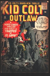 Kid Colt Outlaw #86 1959-Marvel-Cover by John Severin-Stan Lee stories-Black Rid