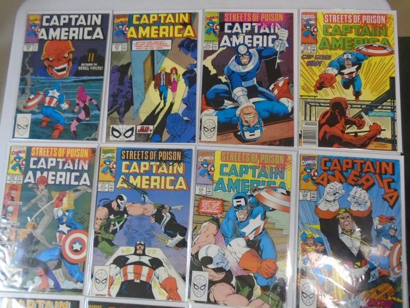 Captain America, 43 Different Lot From:#370-454 (Last Issue) 8.0/VF (1990-1996)