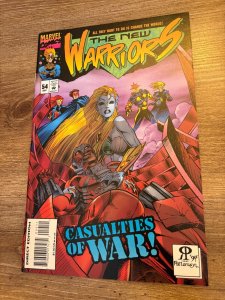 The New Warriors # 54 NM 1st Print Marvel Comic Book 12 J366