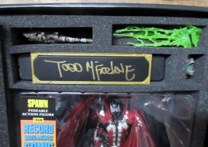 ② SPAWN Trio Classic Comic RED BOX Figure McFarlane Toy Kickstarter Rare NIB COA