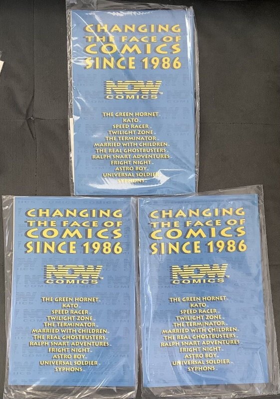 Mr. T and the T-Force #1 (1993, Now Comics) 3 bagged issues w/ Trading Card