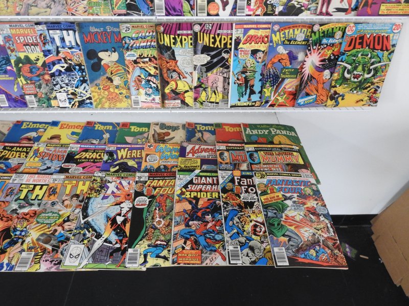 Huge Lot 180+ Low Grade Comics W/ Hulk, Flash, Thor, +More! See description