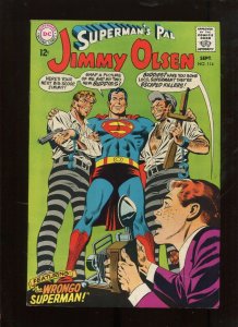 JIMMY OLSEN #114 (7.5) THE WRONGO SUPERMAN