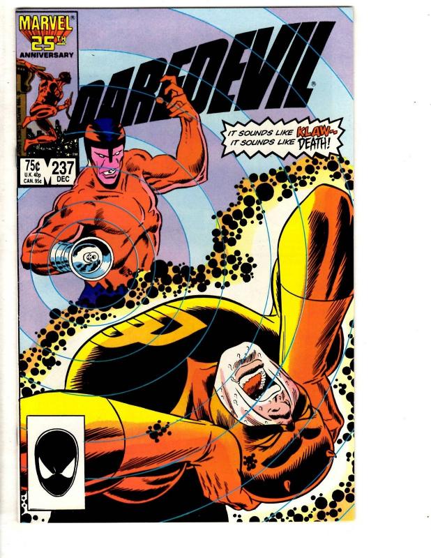 10 Daredevil Marvel Comic Books # 229 230 231 232 233 234 235 236 237 238 CR37