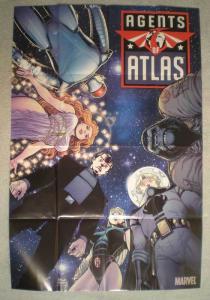 AGENTS OF ATLAS Promo Poster, Arthur Adams, 2008, Unused, more in our store