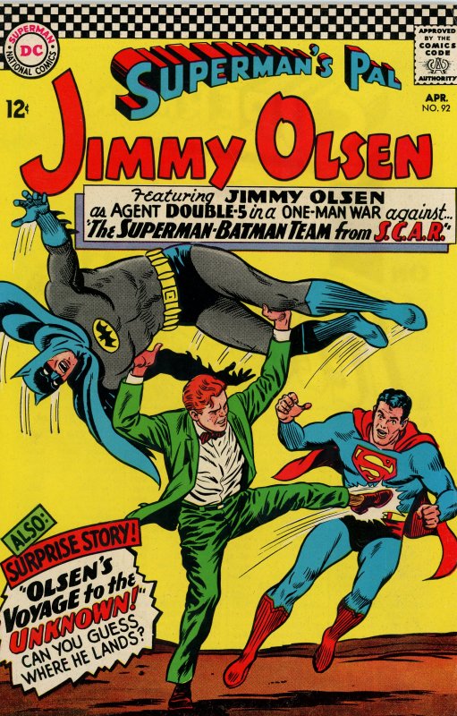 Superman's Pal Jimmy Olsen 92  G/VG  Batman guest star!