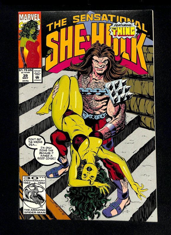 Sensational She-Hulk #39 Thing John Byrne!