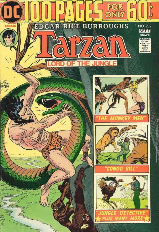 Tarzan (DC) #232 FN; DC | save on shipping - details inside