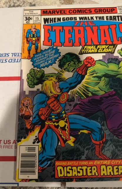 The Eternals #15 (1977)vs the Incedible Hulk