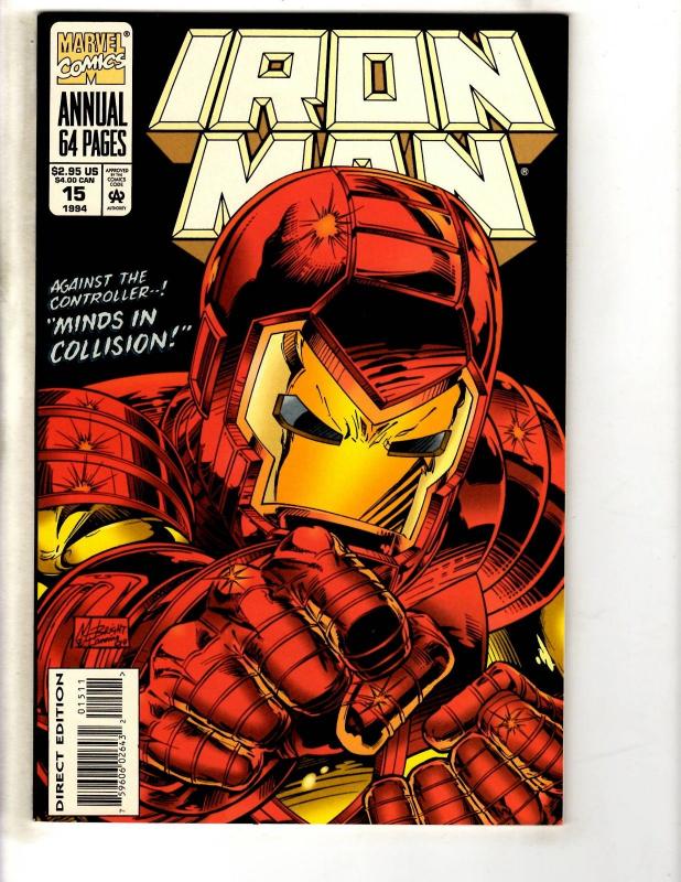 11 Iron Man Marvel Comics ANNUALS # 9 10 11 12 13 14 15 99' 00' 01' + 2020  CR37