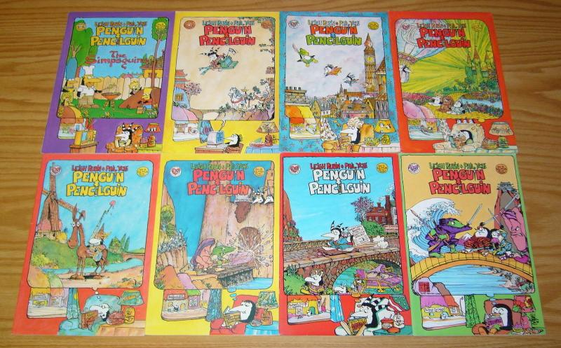 Penguin & Pencilguin #1-8 VF/NM complete series - phil yeh - simpsons parody