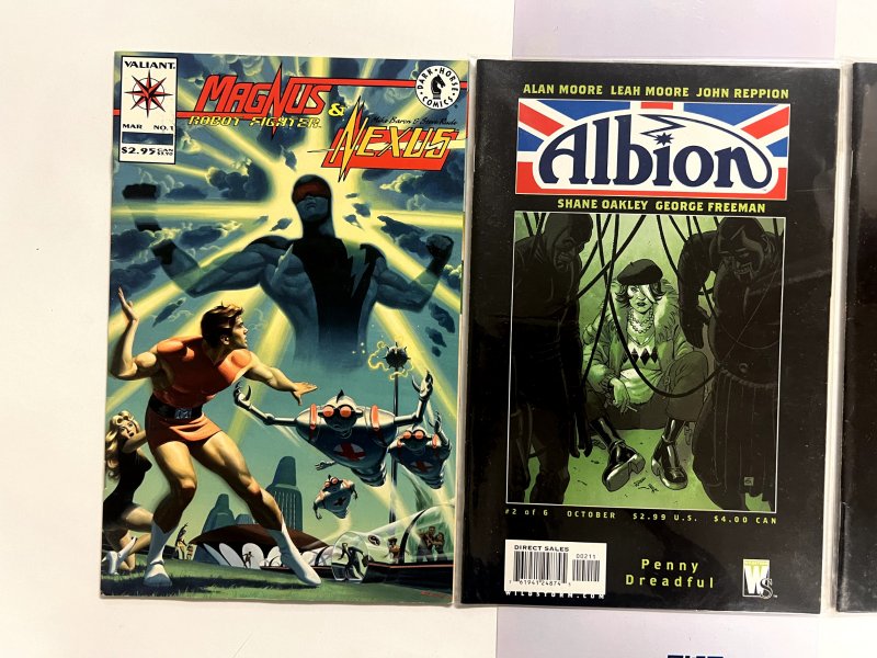 3 Indie Comics Albion # 1 2 + Magnus & Nexus # 1 85 JS24