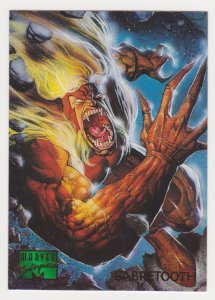 1995 Marvel Masterpieces #85 Sabretooth