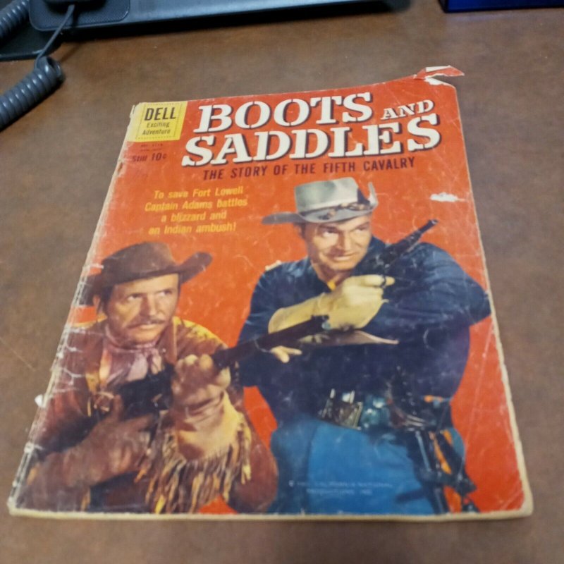 Boots and Saddles, Four Color Comics #1116 1960-Dell--photo cover-TV Western