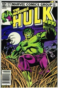 Incredible Hulk #273 (1962) - 7.0 FN/VF The Day the World Stood Still/Cool Cover